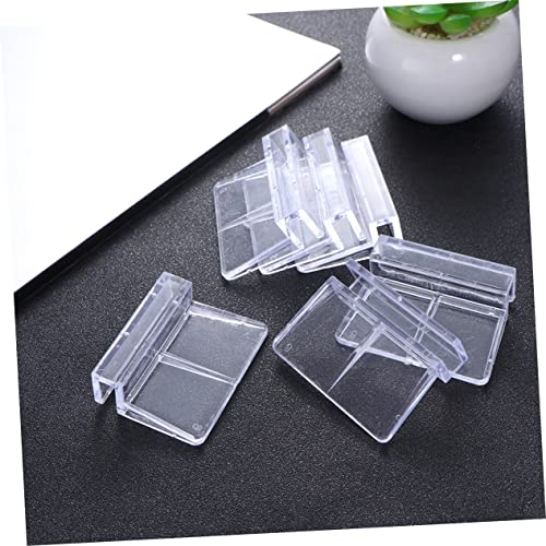 PRETYZOOM 20pcs Acrylic Fish Tank Cover Support Bracket Aquarium Rack and for Fish for Tanks Cover Frame