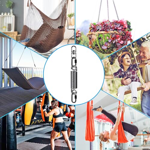 SELEWARE Boxing Punching Bag Hanger, Heavy Bag Bracket - color: Heavy Bag Spring with Close Swivel