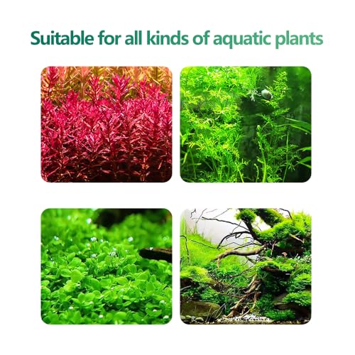 4PCS PopBloom RL90 Led Aquarium Fish Tank LED Planted Light Freshwater Aquarium Lamp for 96" 240CM Fish Tank Light with Smart APP Control - color: Black, size: Freshwater - With Hang Kit