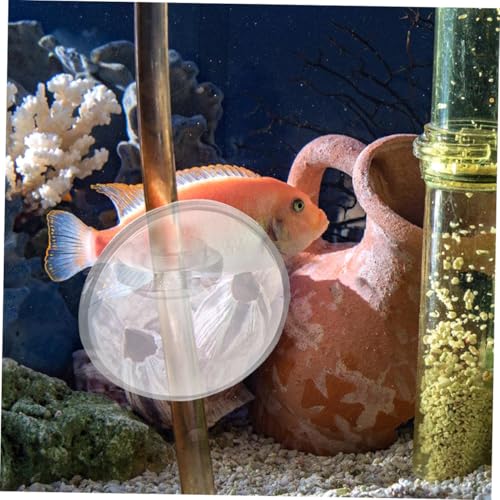 Toyvian 30pcs Aquarium Suction Cup Clips and Oxygen Tubing Clamps Soft Fixing Holders for Fish Tank Air Pump Accessories