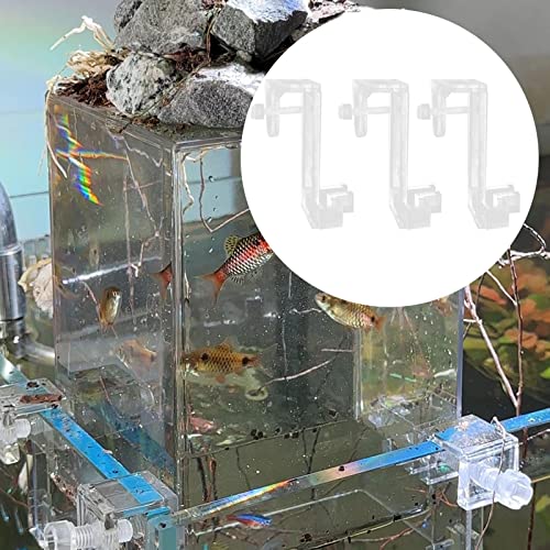 Negative Pressures Fish Tank Bracket Fish Tank Fittings Small Clear Newborn Fry Fish Breeding Box Desktop Aquarium Accessory, A 10cm - color: A 10cm
