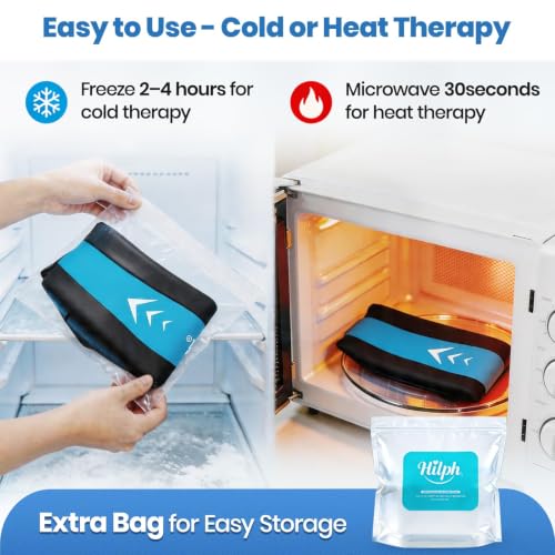 Hilph Full Arm Elbow Ice Pack Sleeve for Pitchers, Extended-Length Design - size: Large