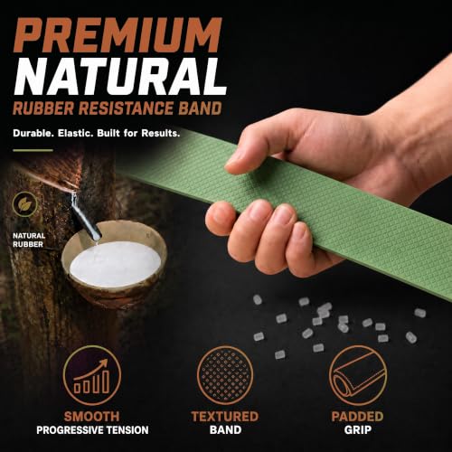 Resistance Bands for Pull Up Assist, Stretch Bands & Exercise Workout Set - color: 5-125LBS GREEN BROWN