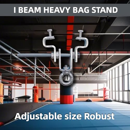 Heavy Duty Steel Beam Clamp Suitable I-Beam 2.48" to 8.46" 1Set