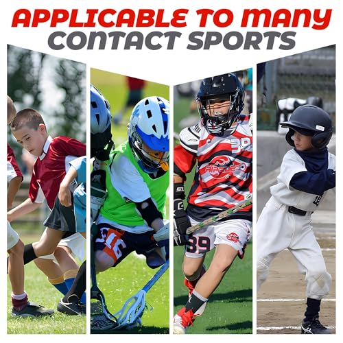 2-Pack Boys Cup Underwear Youth Boxer Briefs with 1 Protective Athletic Cup for Baseball, Football, Lacrosse - color: White 3, size: X-Large