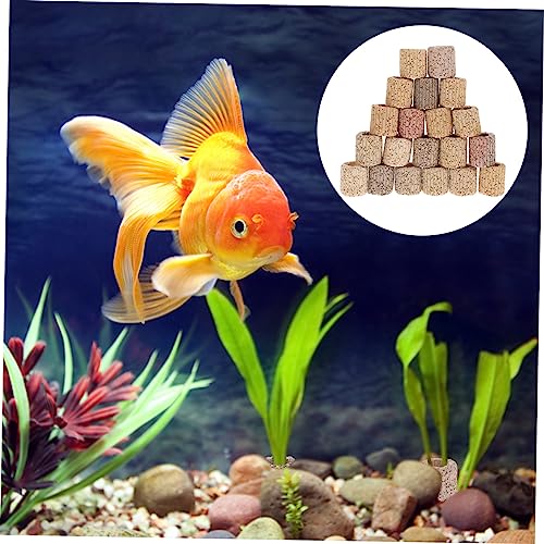 POPETPOP 20pcs Pottery Fixed Ring for Aquatic Plants Fish Tank Decor Betta Fix Guppy Grass Fish Tank Landscape