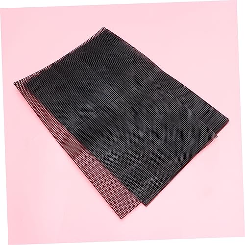 Happyyami 5pcs Plastic Mesh Grid for Projects Multi-Purpose Handmade Mesh for Fish Tank Aquariums and Crafting Black - color: Black