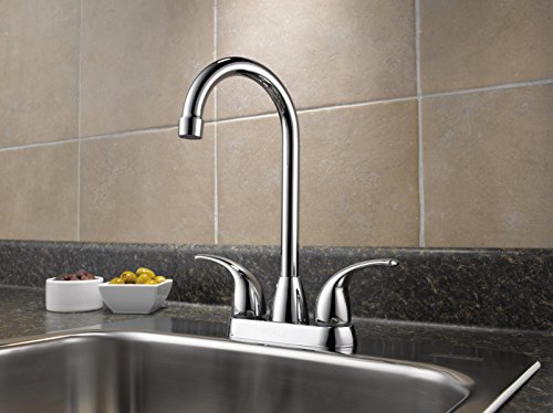 Peerless P288LF Choice Two Handle Bar Prep Faucet, Chrome - color: Chrome