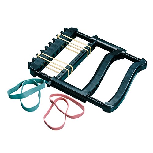 Rolyan Ergonomic Hand Exerciser, Adjustable Grip Strength Trainer, Black - color: Black, style: Plastic Handle