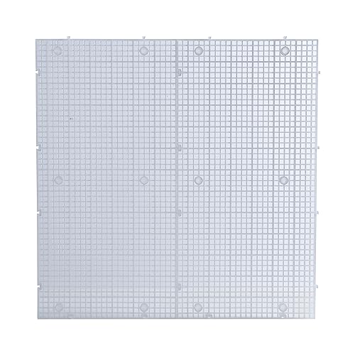 Aquarium Grid Isolate Board Divider Fish Tank Bottom Black Filter Tray Plastic Crate (8pcs) - size: 8pcs