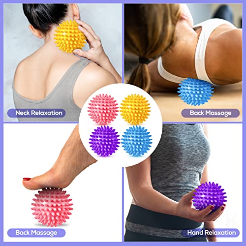 Meooeck 8 Pcs Balance Disc Set with Hand Pump - color: Vivid Colors