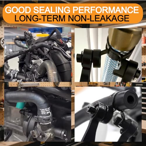 352Pcs 6-25mm Spring Band Hose Clamps Kit with 2Pcs Hose Clamp Pliers for Automotive,Marine,Gardening
