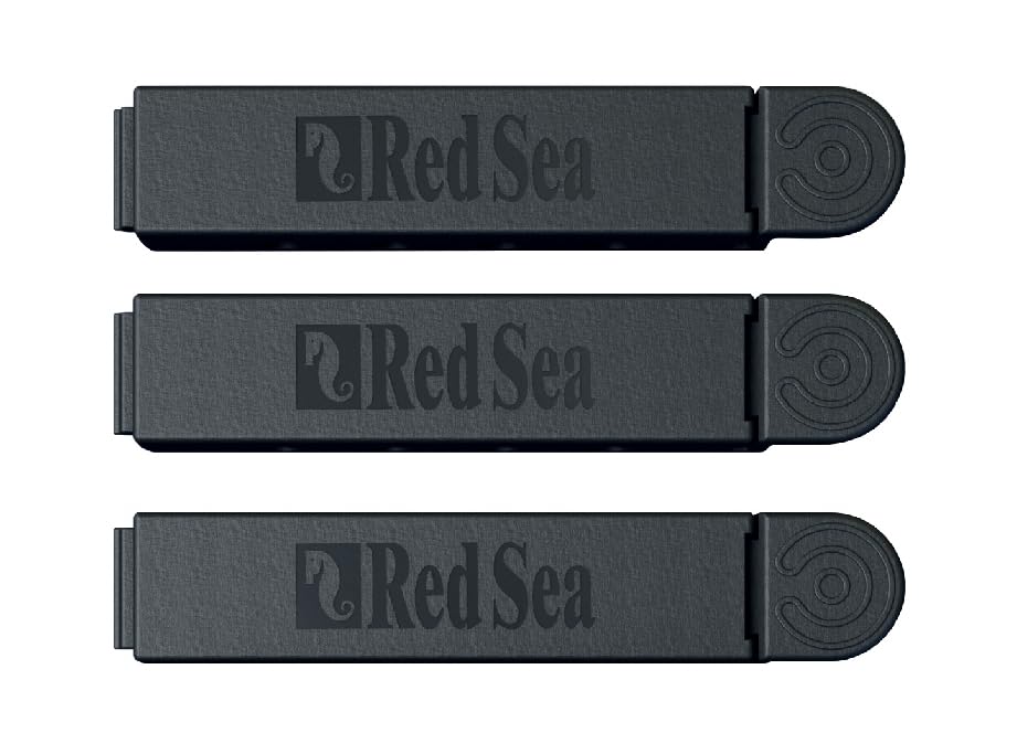 Red Sea ReefDose Deluxe 4 Color Dosing Tube Kit Red Yellow Orange Pink | Saltwater Marine Aquarium Dosing Pump Tubing Set with Clips and Tubing Holder