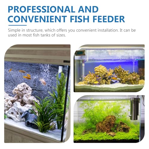 3pcs Fish Feeding Rings Set with Suction Cups Fish Feeder Circles for Aquarium Tanks for Freshwater