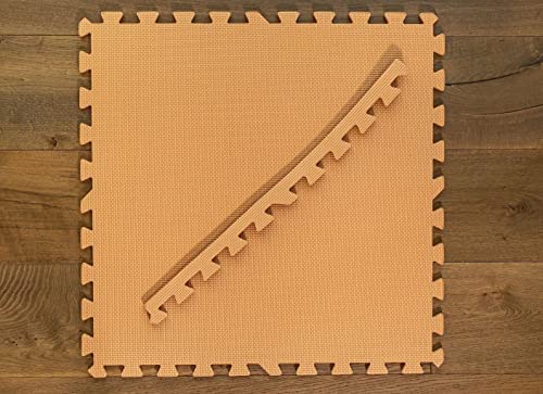 Interlocking Foam Floor Tiles From Square Brands for MMA | Gym Flooring for Home | Puzzle Mat | Exercise Mat | Play Tiles | 3/8"