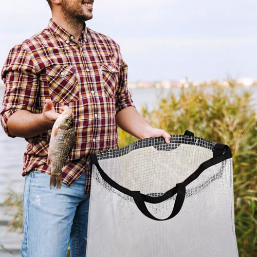 Fishing Weigh in Bag Large Size 24 x 24 in Heavy Duty Live Fishing Bags Portable Catch Transport Container for Caught Fish Sack Waterproof Leakproof