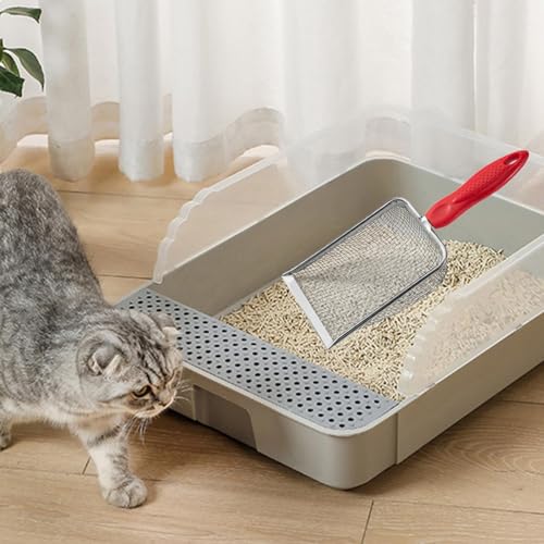 Cat Litter Cat Sand Shovels for Pets Supplies Kittens Reptile Terrarium, Mesh 2.0mmx2.0mm