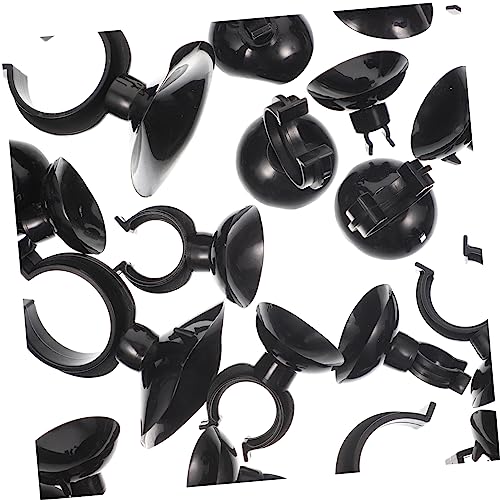 LIOOBO 40pcs Fish Tank Cup Buckle Aquarium Heater Sucker Clips Aquarium Heater Fixing Clip Airline Holder Airline Tubing Clamp Clear Fish Tank Supplies Hose Multifunction Abs