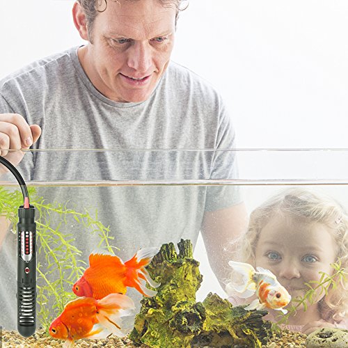 Aquarium Heater Fish Tank Heater Submersible 25 Watt, 1 Yr Warranty