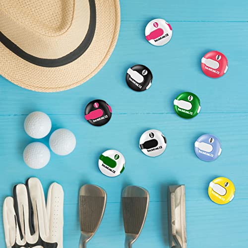 9 Pcs Mini Golf Score Counter, Touch Reset Clip