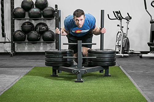 Rep Fitness Weight Sled | Push Pull Sleds Options for Training | Speed & Agility Workout Equipment | Gym Equipment | Football Strength Training | Heavy Duty Weighted Sled | Indoor Outdoor Exercise - style: Power Sled