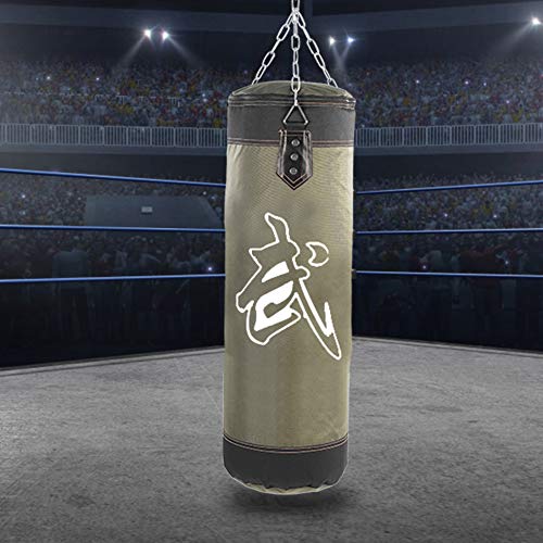 Punching Bag Set, Boxing Hanging Punching Bag Fitness Sandbags Punching Bag Empty Boxing Fight Sandbag for Gym for Training for Home for Kickboxing(Green, 60CM)