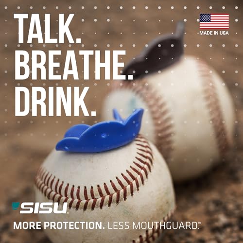 SISU Go Mouthguard, Royal Blue - Low-Profile Front Tooth Protection for Soccer, Basketball, Water Polo, Skateboarding, BMX, Action Sports - Remoldable Up to 20 Times - Thin, Breathable - Non Toxic - color: Royal Blue