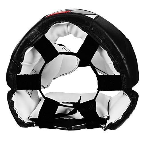 Fighting Sports USA Boxing Competition Headgear (Open Face), Black, Large