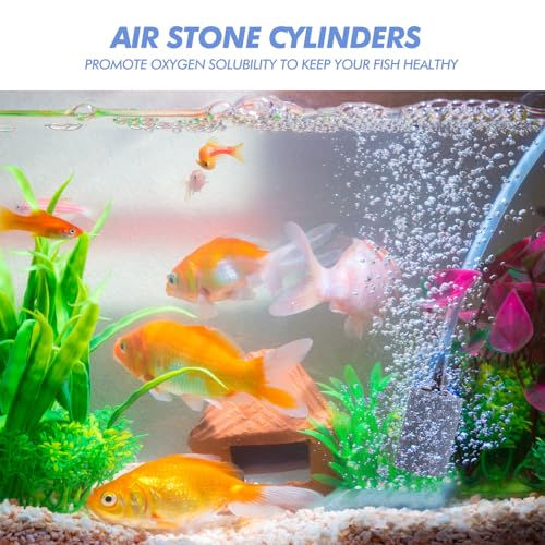 Shappy 6.5 Feet 12 Pcs Aquarium Air Pump Accessories, Standard 1/5" Tubing Aquarium Air Tubing for Fish Tank Contains Stones, Check Valves, Suction Cups, Straight Connectors, T-connectors