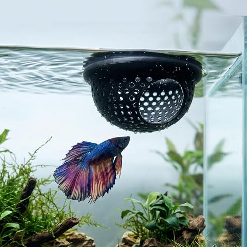 salbsever 2 Pcs Betta Hammock for Aquarium, Betta Bed Shrimp Shelter 3D Printed Beta Hammock Safe Resting Spot for Beta Fish, Shrimp and Small Fish