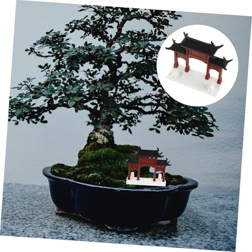 MAGICLULU Mini Chinese Bridge Ornament for Aquarium Japanese Style Fish Tank Decor Zen Home Decor DIY Terrarium Accessory