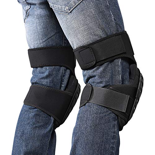 CE' CERDR Professional Knee Pads for Work - Heavy Duty Foam Padding Kneepads for Construction, Gardening, Flooring with Comfortable Gel Cushion to Save Your Knees (Thigh High) - style: Thigh High
