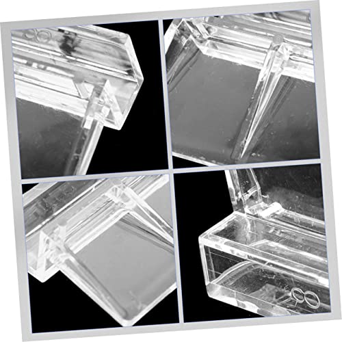 Generic 32pcs Aquarium Cover Clip Holders Fish Tank Lid Bracket Easy to Install Acrylic Support for Aquariums and Fish Tanks
