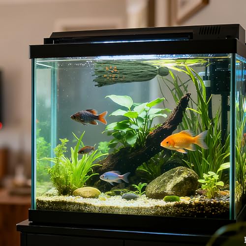 Toddmomy 10pcs Aquarium Fish Breeding Spawning Mops, Shrimp Accessories, Floating Fish Tank Spawning Hideout for Fry Protection and Egg Laying, Aquarium Accessory