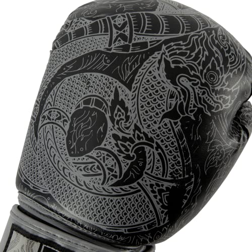 UFC Thai Naga Training Gloves - color: Black, size: 18oz