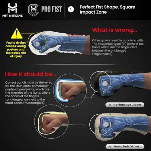 HIT N MOVE All Day Plus Weighted Boxing Gloves Men, Boxing Equipment, Heavy Bag Workout Gloves for Boxing, Training, Kickboxing, Muay Thai, MMA, 24 oz 1.5lbs - style: Lace-up Closure BLACK