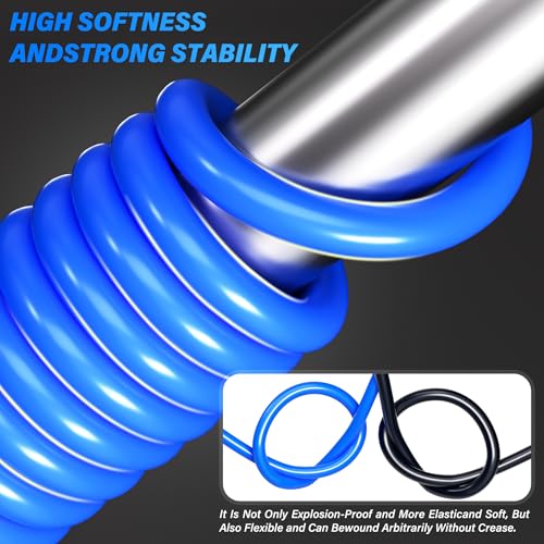 TAILONZ PNEUMATIC Blue 6mm OD 4mm ID Polyurethane PU Air Hose Pipe Tube Kit 32 Meter 100ft - color: Blue, size: 6mm OD/100ft/32m