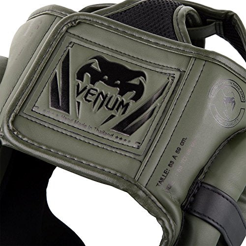 Venum Elite Headgear - color: Black/Gold