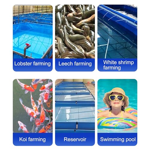 Durable Above Ground Koi Fish Pond - Thickened Tarpaulin Pool with Drain Valve & Bracket, Ideal Holding Tank for Koi Fish & Water Gardens, Outdoor Water Feature - size: 120*100*80CM