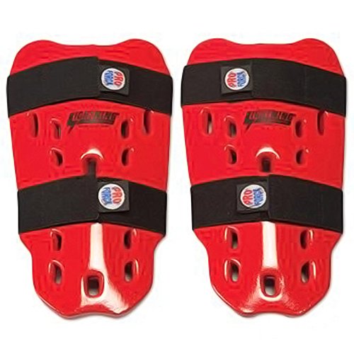 PROFORCE Lightning Shin Guards - Red - Medium
