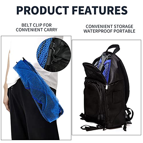 SANLIKE Fishing Net Folding Landing Net with Extra Long Telescoping Pole Handle, 37-98.4inch Rubber Coated Fishing Net for Easy Catch Release, Fish Net for Kids and Adults, 98.4"/ 71"/ 50.4"/ 43"/ 37" - size: 29.9-43"