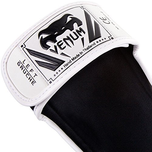 Venum Elite Standup Shin Guards - color: Khaki/Black, size: Large