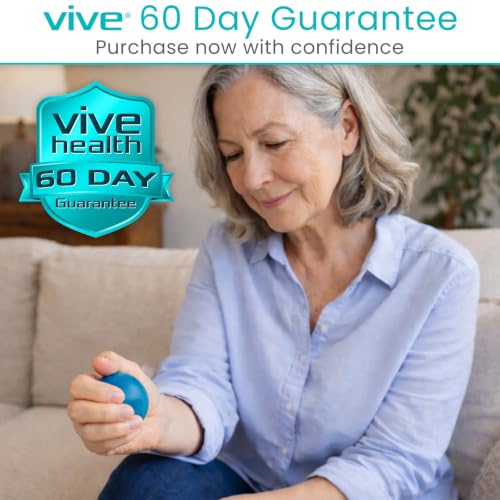 Vive Stress Balls for Hand Therapy, Exercise, Arthritis (w/Rehab Video)
