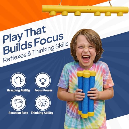 Reflex Drop Stick Challenge Game, Catching Sticks Game for All Ages