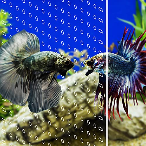 Aquarium Divider Clear 15/20 Gallon Fish Tank Divider with Suction Cups Accessories - size: 20gal(11.4*11.8in)