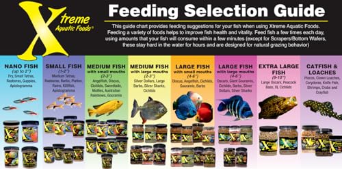 Xtreme Scrapers Wafers - Premium 14mm Fast-Sinking Fish Food – Nutrient & Cellulose Rich Ideal for Nocturnal Feeders, Catfish, Plecostomus Species, and Loaches – USA Farm Grown (18oz) - size: 1.13 Pound (Pack of 1)