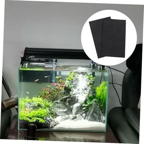 UPKOCH 2pcs Aquarium Leveling Mat: 19.6 X 11.7 Inch Non-Slip Shockproof Cushion - Thicken Fish Tank Pad for Under Tank Support Accessories