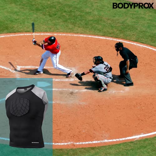BODYPROX Baseball Chest Protector Shirt - size: Youth-S