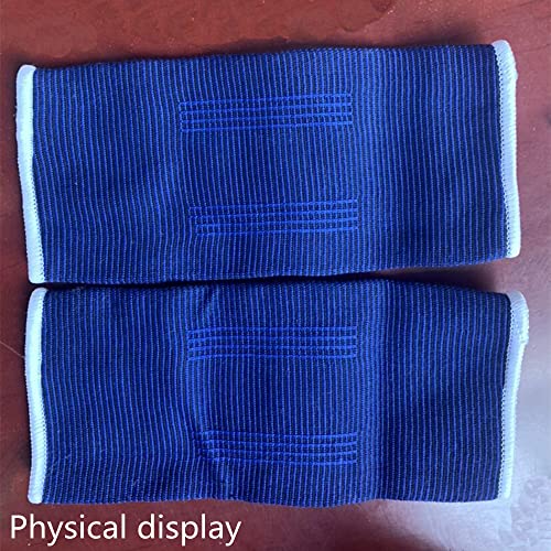 Elbow Compression Sleeves, Elbow Brace Support for Men & Women - color: Blue 1 pair