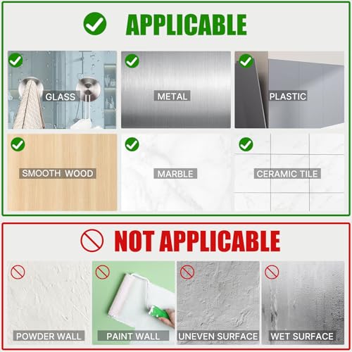 Silver Waterproof Suction Cup Hooks, 2-Pack Heavy Duty Stainless Steel No Drill Shower Hooks for Hanging Towels, Robes, Loofahs, Holder Holds Strong on Tile, Glass, Mirror, Wall, Bathroom Door - color: silver-2pcs